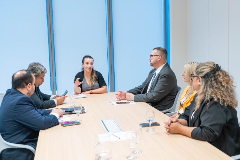 Reunión con autoridades de la Dirección de Catastro